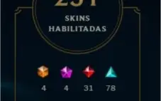 CONTA D3 1PDL 148 CHAMPIONS / 253 SKINS LVL 476 / GM S9