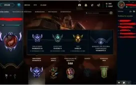 CONTA D3 1PDL 148 CHAMPIONS / 253 SKINS LVL 476 / GM S9