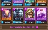 Clash of Clans cv 10 Semi c/ conta Clash Royale arena 9 nv9