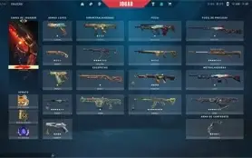 CONTA VALORANT OURO 2 COM SKINS!! VEM QUE TÁ BARATO!!