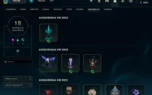 Conta League Of Legends - Season 4 - 114+ skins LOL