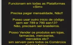 500 Codigos de Barras ean13 789 Todos os sites do Brasil
