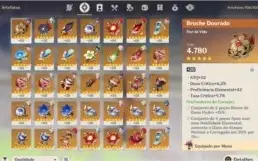 Ark 56 8 personagens 5* + 4 armas