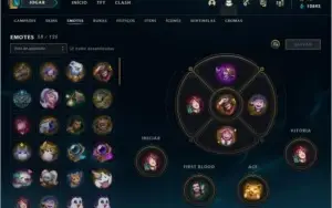 CONTA LOL 308 SKIN(3 ULTIMATE, 3 MISTICA) ALL CHAMP E RUNAS