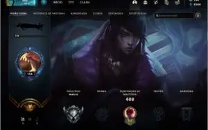 Conta lol, varias skins, level 158.