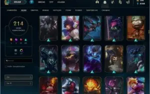 Conta lol, varias skins, level 158.