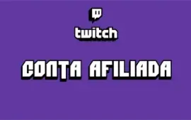 Contas Twitch Afiliada com 17 dolares acumulados! 
