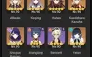 Conta genshin Ar58 15 personagens 5★
