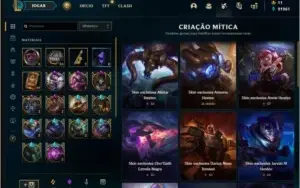 CONTA D4 - 228 SKINS - LEAGUE OF LEGENDS BR