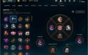 CONTA D4 - 228 SKINS - LEAGUE OF LEGENDS BR