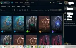 VENDO CONTA LOL, LEVEL 95 MAIS DE 230 SKINS