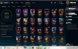 VENDO CONTA LOL, LEVEL 95 MAIS DE 230 SKINS