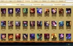 CONTA 75 CAMPEÕES E 23 SKINS