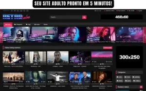 Tema Retrotube + Importar Vídeos em Massa Original Wpscript