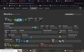 Vendo conta no wow 10 ANOS COM TIGRE SPECTRAL