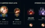 Conta de LoL (main lux)