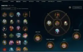 League of Legends Platina com 1 Skin Ultimate e 2 Míticas