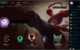 Conta LOL Platina IV