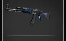 Ak-47 azul laminado (pouco usada)