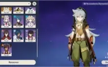 CONTA GENSHIN IMPACT COM ZHONGLI, VENTI, MONA, JEAN, DILUC