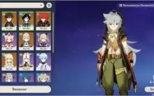 CONTA GENSHIN IMPACT COM ZHONGLI, VENTI, MONA, JEAN, DILUC