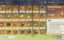 CONTA GENSHIN IMPACT COM ZHONGLI, VENTI, MONA, JEAN, DILUC