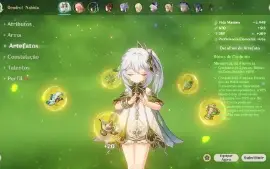GENSHIN IMPACT - AR53, 12T5, Nahida C2 + Bis, Clorinde + Bis