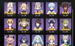 GENSHIN IMPACT - AR53, 12T5, Nahida C2 + Bis, Clorinde + Bis