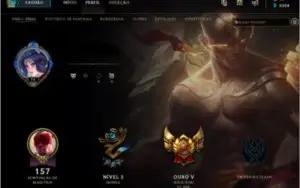Conta de League of legends !! Ouro V