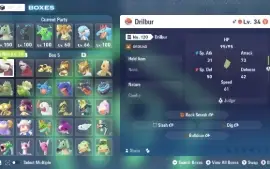 Pokemon Legends Z-A - Pokedex Alpha Shiny 6IV