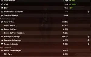 Conta AR 55 com 13 5⭐(Ganyu, Ayaka, Raiden, e mais)