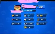 CONTA BRAWL STARS - 49/50 BRAWLERS