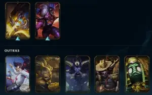 Conta League of Legends Full Acesso - 116 Skins - Rammus Rei