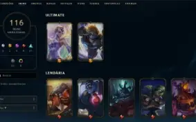 Conta League of Legends Full Acesso - 116 Skins - Rammus Rei
