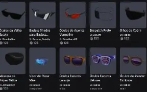 Conta de Roblox com várias gamepass