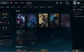 Conta LoL Várias Skins Raras, Emotes, Ícones TODOS OS CHAMPS