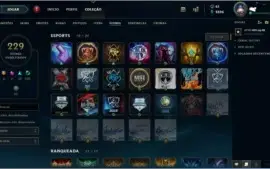 Conta LoL Várias Skins Raras, Emotes, Ícones TODOS OS CHAMPS