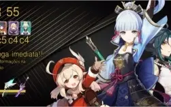 AR 55 Ayaka + Arma / Klee + Arma / Xiao entre outros T5!