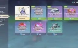 AR 55 Ayaka + Arma / Klee + Arma / Xiao entre outros T5!