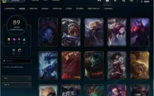 Conta League Of Legends Prata III // 89 Skins