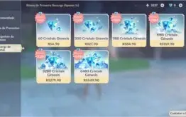 3 5*Keqing+Qiqi+Zonghli Ar44 TUMULO 5*ORAÇÃO DOS VENTOS 5*