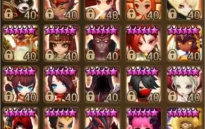 CONTA SUMMONERS WAR, COM NAT5 LD LATE GAME