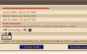 Conta tibia 45% LOYALTY ---- Vai com RP 482 Dist 122 Barra