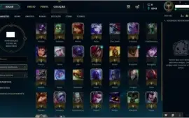 Conta League of Legends - Ouro 5 - 30 Campeoes e 3 Skin