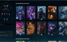 Conta nível 367 Plat 1 112 skins