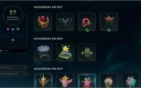 Conta nível 367 Plat 1 112 skins