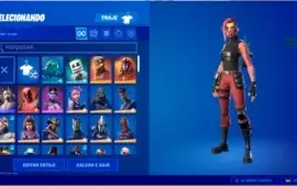 Conta fortnite mas de 100+ skins