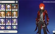 Conta genshin com Skin do Diluc+6 personagens T5