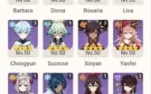 Conta genshin com Skin do Diluc+6 personagens T5