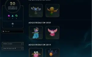 Conta de LOL Nvl 381 Platina 1 com MMR De diamante 2